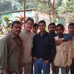In Calcutta, India with Local journalists
